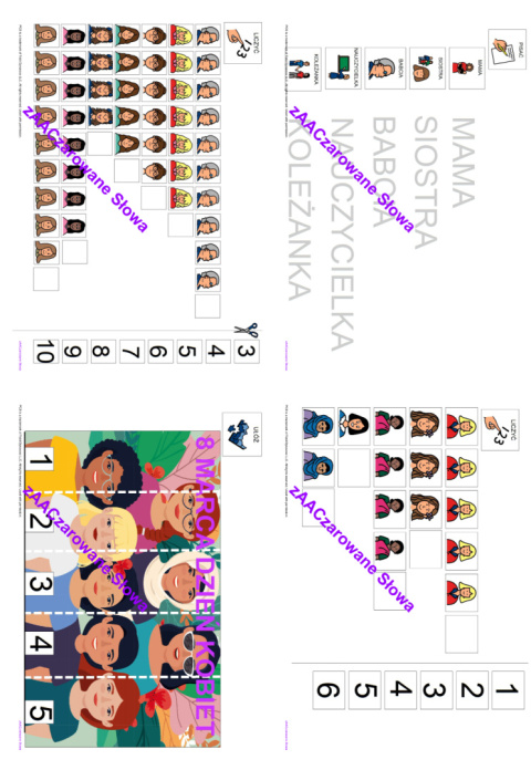 DZIEŃ KOBIET - CAŁY PAKIET, SYMBOLE PCS