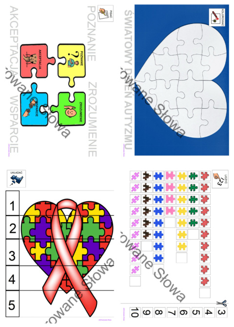 "ŚWIATOWY DZIEŃ ŚWIADOMOŚCI AUTYZMU" - PAKIET AAC, SYMBOLE PCS