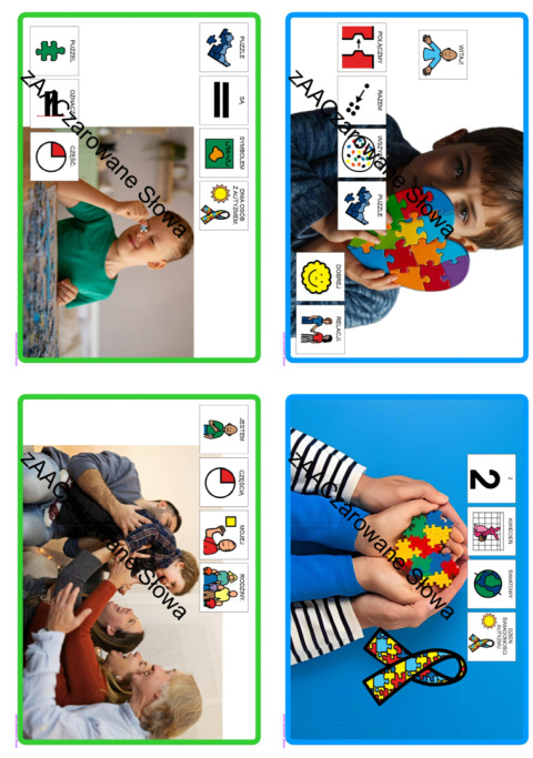 "ŚWIATOWY DZIEŃ ŚWIADOMOŚCI AUTYZMU" - PAKIET AAC, SYMBOLE PCS