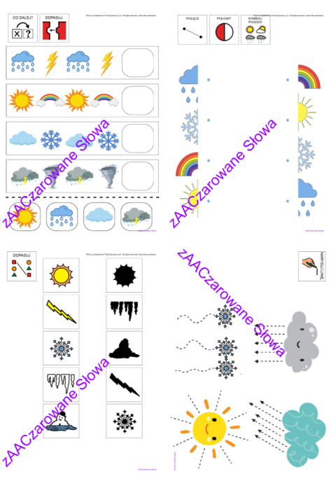W MARCU JAK W GARNCU - CAŁY PAKIET, SYMBOLE PCS