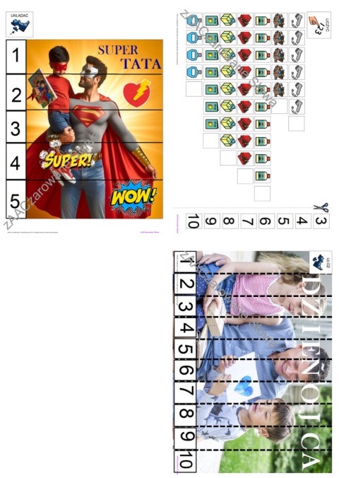 DZIEŃ OJCA - CAŁY PAKIET AAC, KARTY PRACY, SYMBOLE PCS