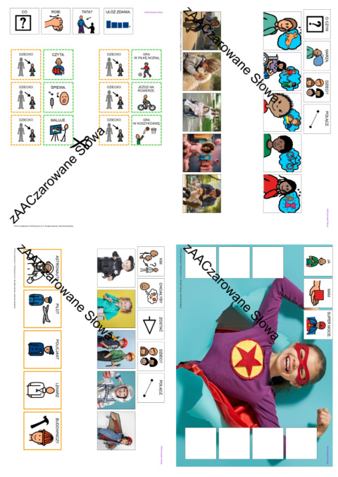 DZIEŃ DZIECKA - CAŁY PAKIET AAC, SYMBOLE PCS