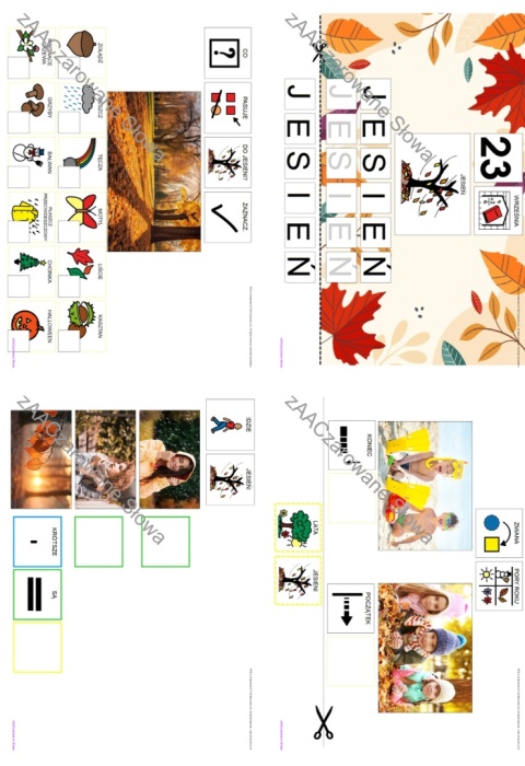 JESIEŃ - CAŁY PAKIET AAC, SYMBOLE PCS