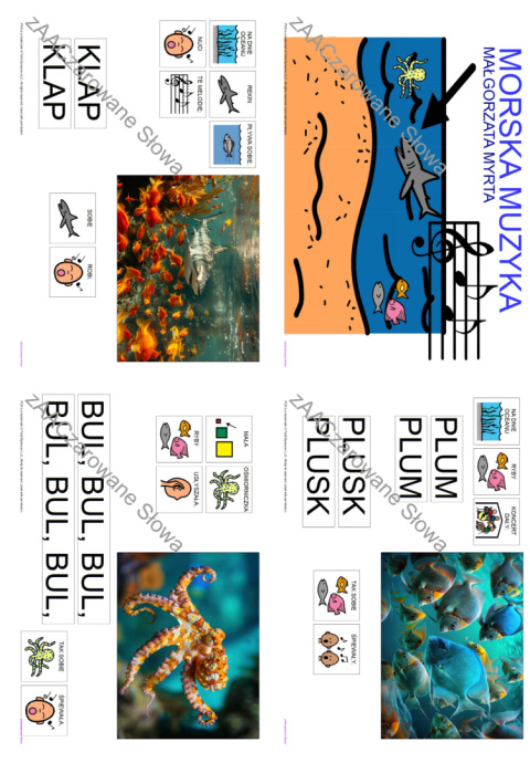MORZE - CAŁY PAKIET, KARTY PRACY AAC, SYMBOLE PCS